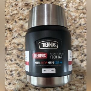 New!Thermos Icon Series/Food Jar/24 Oz/Keeps Hot,Keeps Cold/Spoon Included